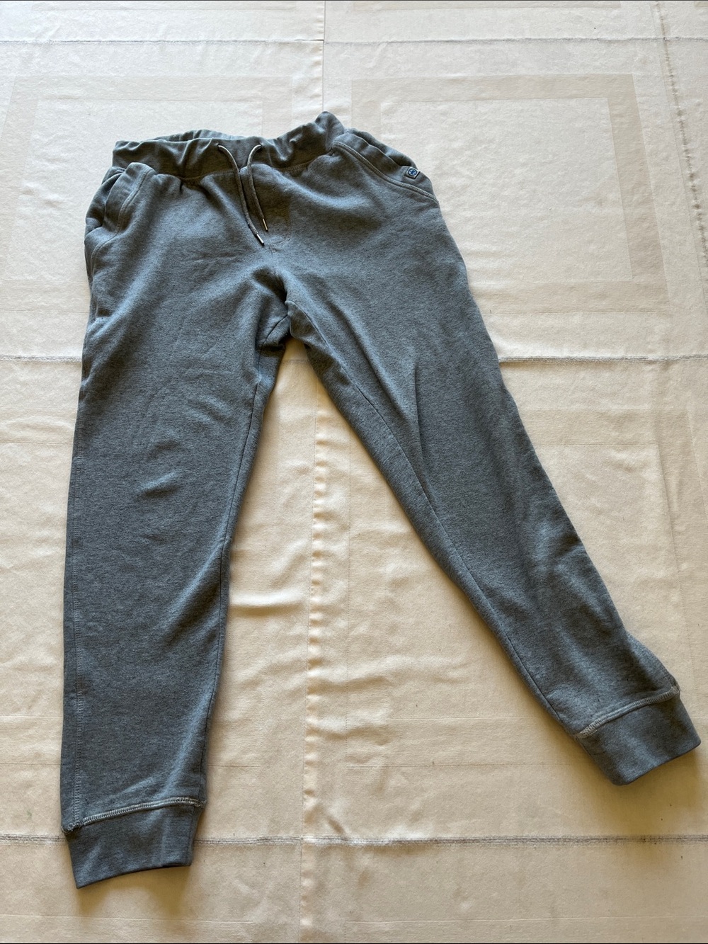 Gray Unisex Sweatpants Jogger Size Medium